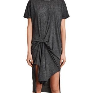 All Saints T-rivi ida dress Charcoal Grey